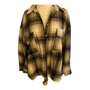 MIOU MUSE Oversized Flannel